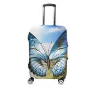 DJUETRUI Travel Luggage Cover Washable Suitcase Cover Personalized Beauty Butterfly Fashion Suitcase Protector Carry On Luggage Covers Protector Suitcase Fits 19"-32" Luggage, Personalized Beauty