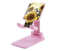 DJUETRUI Yellow Sunflower Floral Foldable Adjustable Cell Phone Stand