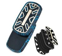 DjuiinoStar Fidget Slider (Glass Fiber), CNC Machined Freestyle Push Slider, Big & Lightweight, Easy Tricks, Stress Relief, Unisex, Blue, Focus, All Ages