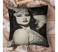 DJWIIJN Sultry Burlesque Dancer Jewelled Costume Old Hollywood - 17, X 22, Fine Art Print-1Polyester Pillowcase And Pillow Core, Home Textiles Style 16x16in(40x40cm)