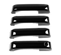 DJWSHENRUI 4-Piece Set of Ford F-150 Exterior Handle Decorative Parts 2015 2016 2017 2018 2019 2020(Bright Black Single Hole)