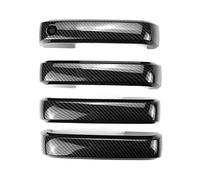 DJWSHENRUI 4-Piece Set of Ford F-150 Exterior Handle Decorative Parts 2015 2016 2017 2018 2019 2020(Carbon Fiber Pattern Single Hole)