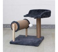 DJXIK Cat Climbing Frame, Kitten Scratching Post, Small Cat Tree, Sisal Column, Villa Indoor Four Seasons Universal Cat Bed, Cat Scratching Post Platform Roll Toy, Climbing Entertainment,A