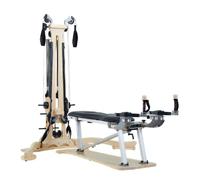 DJXIK Chanrou Pilates Core Bed Large Equipment, Prevent Osteoporosis/Helps Postpartum Recovery, Suitable for Yoga Studio/Leisure Fitness/Body Shaping (White Maple)