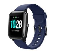 DJXIK Intelligent Watch for Women and Man. Heart Frequency Monitor, Pas up, Sleep Instructor, Calorie Counter, 1,3 "Touch Screen, Waterproof IP68 for Android iOS,Blue