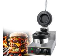DJXLMN Electric Hamburger Maker Machine, 1200W Commercial Burger Grill Toaster, Bread Pancakes Baking Machines Sandwich Press Tools for Home, Kitchens, Breakfast Shops, Mobile Vendors