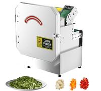 DJXLMN Electric Vegetable Slicer, Stainless Steel Food Cutter for Chives, Scallions, Beans