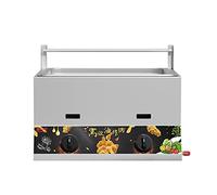 DJXLMN Large Capacity Gas Fryer for Home and Commercial Use with Adjustable Firepower and Easy Cleaning for Chips, Donuts, and Fish