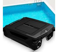 DJXLMN Robotic Pool Cleaner with 24-Hour Continuous Cleaning, Salt and Chlorine Tolerant Motors, Dual Charging, and Smart Obstacle Avoidance for Efficient Pool Maintenance
