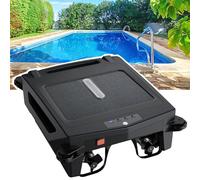 DJXLMN Solar Powered Cordless Robotic Pool Cleaner with Dual Charging, Auto Obstacle Avoidance, and Escape Function for Automatic Pool Skimming