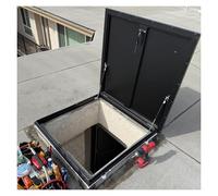DJXLMN Waterproof Roof Hatch Access Door, Durable Drop Down Loft Maintenance Cover for Residential Basement Use