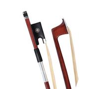 DJYUIOT Performance violin bow Musical instrument Brazilian rosewood violin bow practice performance grade violin bow natural horsetail 4/4 bow(4/4)