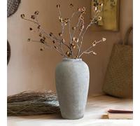 DJYY 12Inch farmhouse vase， Large Rustic Ceramic Vase, for Home Decor, Living Room, Entryway, Wedding, Thanksgiving - Black Bronze