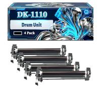 DK-1110 Drum Unit Compatible for Kyocera FS-1041 FS-1220MFP FS-1320MFP Printers, With Chip Large Capacity 100000 Pages (4 Pack Black)