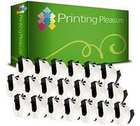 Printing Pleasure 20 x DK11201 Address Labels Compatible with P-Touch QL-500 QL-570 QL-700 QL-720 QL-800 QL-810 QL-820 QL-1100 QL-1110 | 29mm x 90mm | 400 Labels per Roll | Thermal Paper Roll
