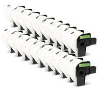 DK-11202 Labels,62mm x 100mm Label Roll Compatible with Ql Label Printers,White Standard Address Shipping Labels(300pcs/roll,20 Rolls,Reusable Label Holders)