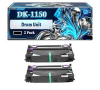 DK-1150 Drum Unit Compatible for Kyocera EcoSys P2235dn M2540dn M2735dw P2235dw Printers, With Chip Large Capacity 80000 Pages (2-Pack Black)