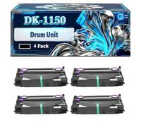 DK-1150 Drum Unit Compatible for Kyocera EcoSys P2235dn M2540dn M2735dw P2235dw Printers, With Chip Large Capacity 80000 Pages (4 Pack Black)