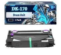 DK-170 Drum Unit Compatible for Kyocera ECOSYS P2135d ECOSYS P2135dn FS-1320D FS-1320DN FS-1370DN Printers, With Chip Large Capacity 100000 Pages (1 Pack Black)