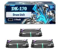DK-170 Drum Unit Compatible for Kyocera ECOSYS P2135d ECOSYS P2135dn FS-1320D FS-1320DN FS-1370DN Printers, With Chip Large Capacity 100000 Pages (3 Pack Black)