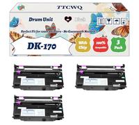 DK-170 Drum Unit Compatible for Kyocera FS-1320D FS-1320DN FS-1370DN ECOSYS P2135d P2135dn Printers, with Chip, High Yield 80000 Pages, High-Definition Printing (3 Pack Black)