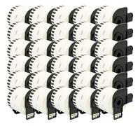 Yellow Yeti 30 Replacement Brother Label Printer Tape Continuous White DK-22205 Compatible with Brother QL 800 500 550 710W 720NW 800 810W 820NWB 1110NWB (62mm x 30.48m)