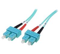 DK-2522-05/3 fibre optic patch cable OM3 on both sides, SC/UPC 5m LSZH turquo...