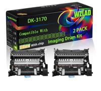 DK-3170 Compatible for Kyocera Imaging Drum Kit with Chip ECOSYS M 3145 M 3645 P 3045 P 3145 Printers (2-Pack Black)