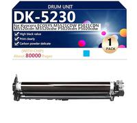 DK-5230 Drum Unit Compatible for Kyocera ECOSYS M5521CDW P5021CDN M5520cdn M5520cdw P5020cdn P5020cdw Printers, High Yield 80000 Pages,Cyan-1 pack