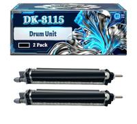 DK-8115 Drum Unit Compatible for Kyocera ECOSYS M8124cidn M8130cidn Printers, With Chip Large Capacity 80000 Pages (2 Pack Black)