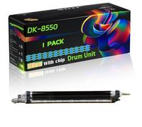DK-8550 Compatible for Kyocera Drum Unit with Chip P4060dn 3553ci 4002i 4004i 4053ci 4054ci 5002i 5004i 6002i 6004i Printers (1 Pack Cyan)