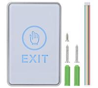 DK - 920C Door Release Button Switch, Exit Touch Button for Access Control System, Surface - Mounted Push to Open Door Switch with NO/NC/COM Contact, 56x86x21mm Acrylic and Flame