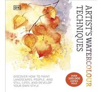 DK Artist's Watercolour Techniques Hardback Book DK Multicolor