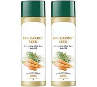DK Carrot Seed Anti-Ageing After-Bath Body Oil - 120ml (Pack of 2) | Prevents Fine Lines & Wrinkles | Smooths & Brightens Skin | 100% Botanical Extracts | Suitable for All Skin Types
