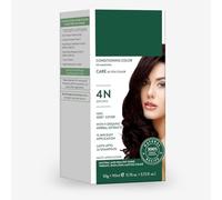 DK Conditioning Hair Colour | Ammonia-Free Hair Color with 9 Organic Herbal Extracts | Brown 4N | Natural & Healthy Shine | Full Gray Coverage | 50g + 110ml (Pack of 1)