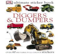 DK Diggers & Dumpers Ultimate Sticker Book Paperback DK Multicolor