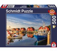 Schmidt Weisse Wiek Fishing Harbour Jigsaw Puzzle Jigsaw Puzzle (500 Pieces)
