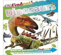 DK findout Dinosaurs Paperback Book DK Multicolor