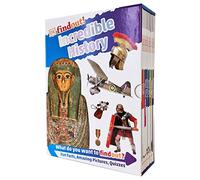 DK findout!: Incredible History Collection 8 Books Box Set (Ancient Rome, Stone Age, Ancient Egypt, World War I, World War II, Maya, Incas, and Aztecs, Vikings & Pirates)