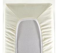 DK Fitted Sheet Bedside Crib (83x50) - Fits Chicco Next2Me & LullaGo (Cream)