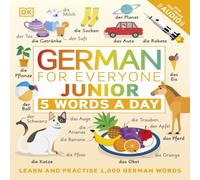 DK German for Everyone Junior 5 Words a Day Paperback Book DK Multicolor