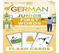 DK German for Everyone Junior First Words Flash Cards Cards Book DK Multicolor