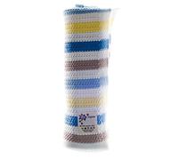 DK Glovesheets Baby Blanket for Prams/Cribs/Moses Baskets (Boy Blue/Grey/Yellow/Sky/White)