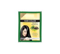 DK Hair Color with Unique Blend of Henna, Amla, Shikakai & Bhringraj Herbs | Penetrates Every Strand and Colors from Root to Tip | for Men & Women of All Hair Type | Black (Pack of 6)