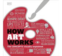 DK How Art Works Hardback Book in White DK White