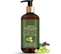 DK Khadi Herbal Amla Shikakai Reetha Shampoo with Bhringraj for Hair Fall & Breakage Control|Dandruff Remover Shampoo for Men Woman - 300 ml