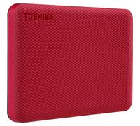 Toshiba 1 TB Hard Drive Portable External Canvio Advance USB 3.2 Gen 1 Red