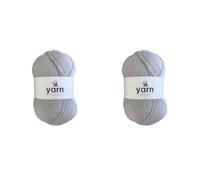 DK Light Grey Yarn (Pack of 2)