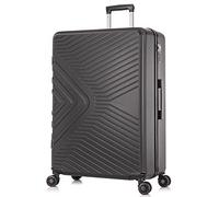 DK Luggage 25" Medium Hard Shell Suitcase 4 Wheel Spinner Luggage ABS147 Black