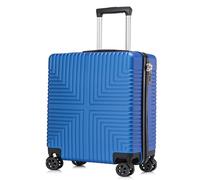 DK Luggage EasyJet Underseat Cabin Hardshell 4 Wheel Hand Luggage ABS-30 Carry on 17” Blue